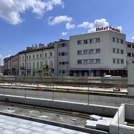Budowa Rzeszowskiego Centrum Komunikacyjnego [lipiec 2023] - fot 15